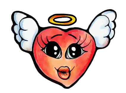 Herzen, Herz, Comicherzen, comicherz, Heart, hearts, love hearts, liebesherzen by Christine Dumbsky