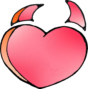 Herzen, Herz, comic, corazon, heart, coeur, Comicherzen, comicherz, hearts, love hearts, liebesherzen, mausebaeren, by Christine Dumbsky