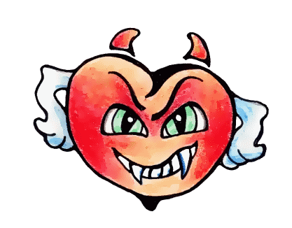 Herzen, Herz, Comicherzen, comicherz, Heart, hearts, love hearts, liebesherzen by Christine Dumbsky