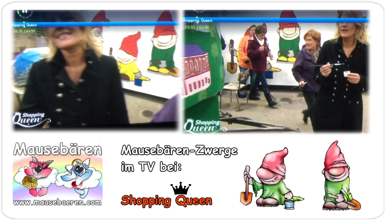 Mausebaeren bei Shopping Queen im Fernsehn