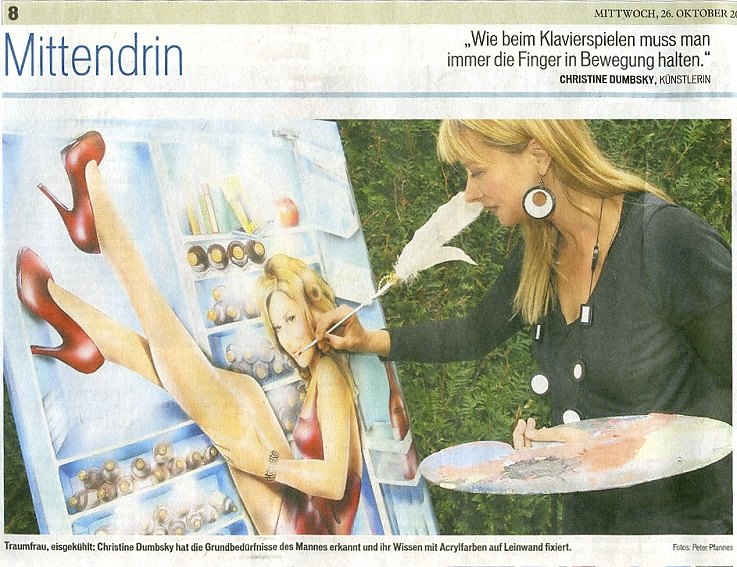 Kitzinger Ztg 26.10.2011 - Mauseb&auml;ren und die K&uuml;nstlerin