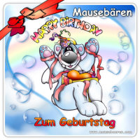 Mauseb&auml;ren - zum Geburtstag